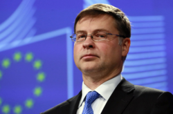 Исполнительный вице-президент Еврокомиссии Валдис Домбровскис