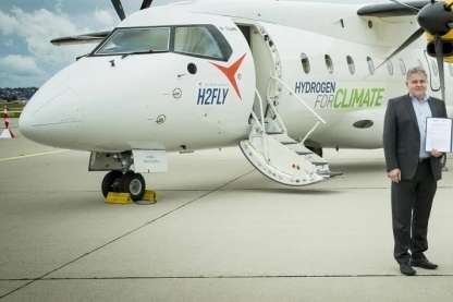 У Німеччині анонсували водневий літак на сорок пасажирів