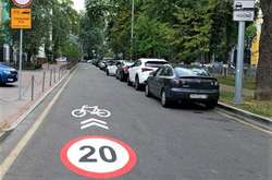 У Києві з’явилася спільна смуга для велосипедів і мотоциклів (фото)