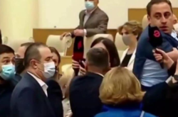 У парламенті Грузії сталася бійка (відео)