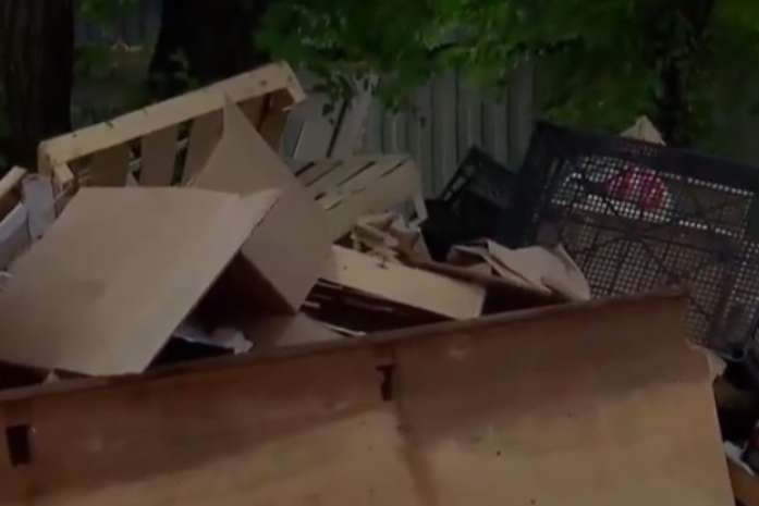 У Києві виявили чергове звалище сміття після стихійної торгівлі (відео)