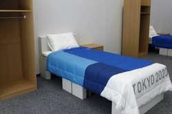 Ліжка в олімпійському селищі зроблені з картону