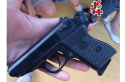 Найімовірніше, йдеться про пневматичний пістолет. Фото з телеграм-каналу «Харків 1654»