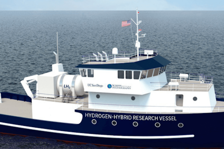 У Каліфорнії розробляють дослідницьке судно з водневим двигуном