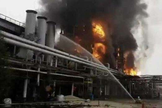 В России произошел мощный взрыв на заводе «Газпрома» (видео)