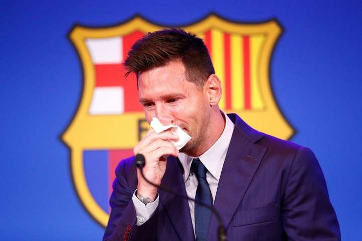 Мессі пустив сльозу під час прощання з «Барселоною»