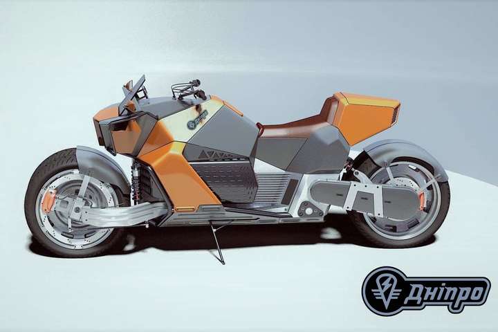 Космічний дизайн: українці показали нову версію легендарного вітчизняного мотоцикла