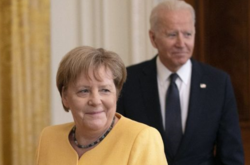  «Гарні друзі теж можуть не погоджуватись»,   –   сказав Байден на підсумковій пресконференції після зустрічі з Меркель   