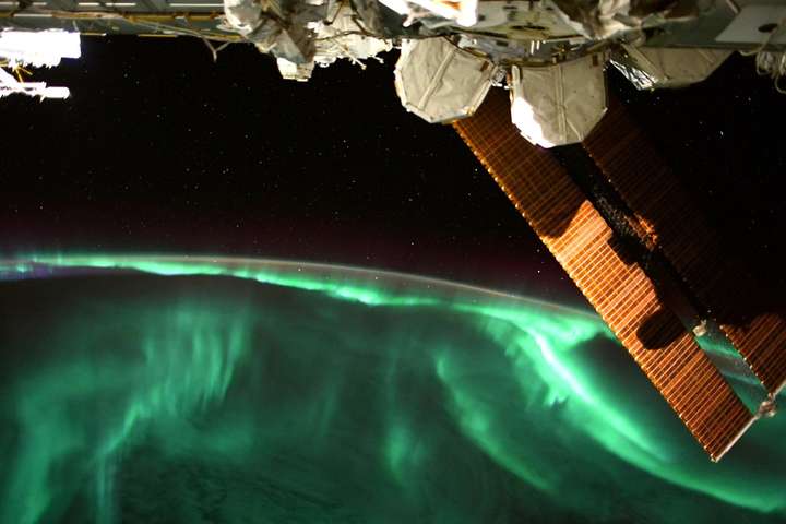 Астронавт показав полярне сяйво з космосу (фото)