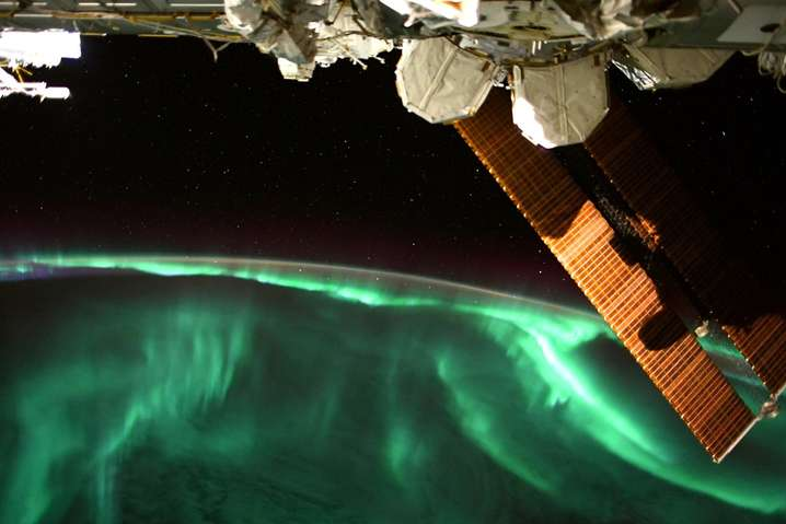 Астронавт показал полярное сияние из космоса (фото)
