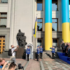 <span>Підняття синьо-жовтого прапора відбулося під звуки гімну України</span>