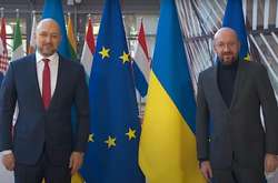 Денис Шмигаль і Шарль Мішель.