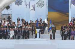 Володимир Зеленський на параді до Дня Незалежності