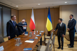  Владимир Зеленский встретился с Президентом Польши Анджеем Дудой 