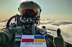 Пілот польського F-16, який брав участь в параді над Києвом