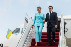Володимир і Олена Зеленські прибули до США 