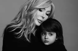 Ирина Билык с сыном Табризом