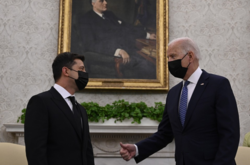 Володимир Зеленський зустрівся з Президентом США Джозефом Байденом у Білому домі