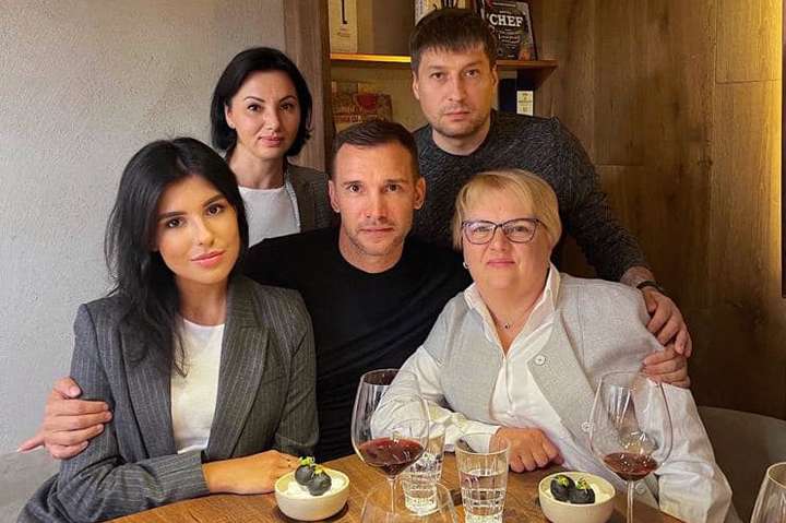 Андрій Шевченко показав своїх найближчих родичів (фото)