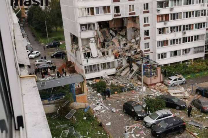 Під Москвою вибухом рознесло багатоповерхівку (фото, відео)