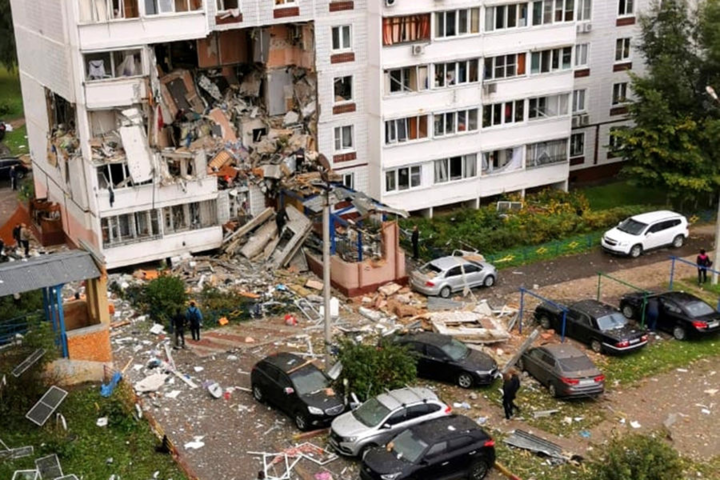 Под Москвой взрывом разнесло многоэтажку (фото, видео) 