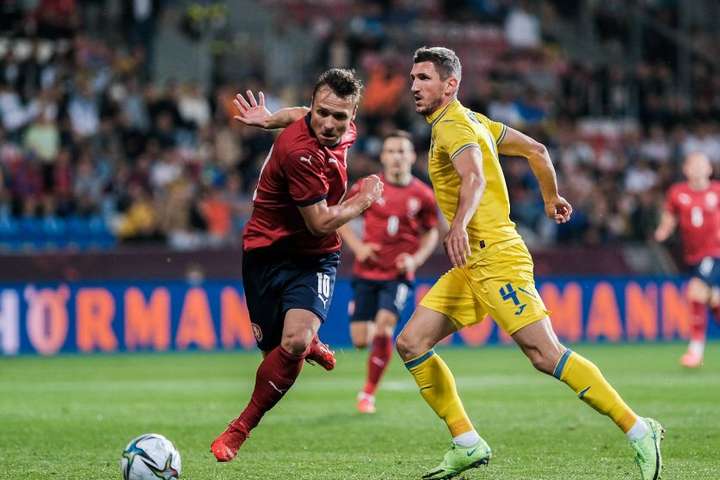 Збірна України з футболу на останніх секундах втратила перемогу в матчі з Чехією