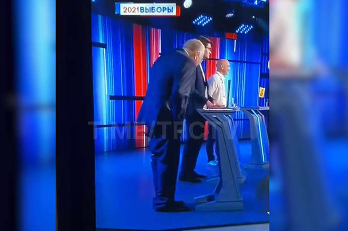 Выборы в Госдуму. Жириновский потерял штаны во время дебатов (видео)