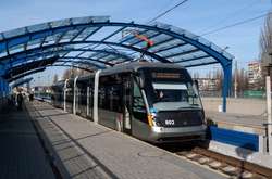 Швидкісний трамвай на Борщагівці тимчасово змінив свій маршрут 