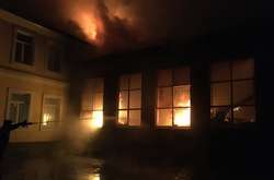 Найбільш від пожежі постраждала будівля спортзалу