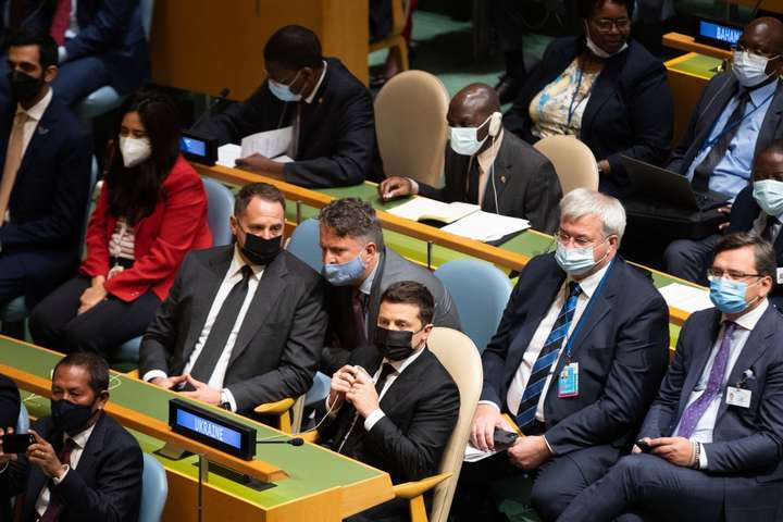 Зеленський взяв участь у відкритті 76-ї сесії Генасамблеї ООН (фото)
