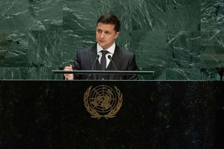 Зеленський закликав ООН «говорити чітко і чесно»