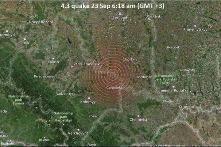  Відлуння землетрусу із Тернопільщини докотилося до Вінницької області 