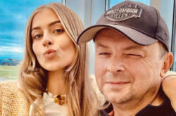 Музыкальный продюсер Руслан Евдокименко вместе с дочерью