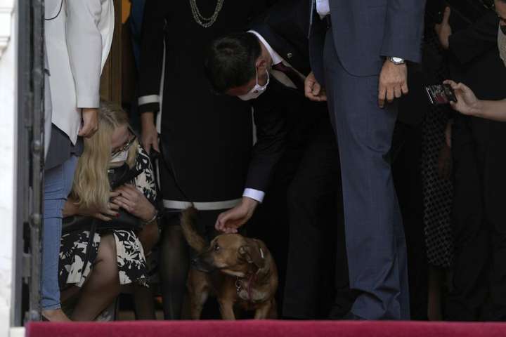 Собака прем'єра Греції втрутився у зустріч із лідером Словаччини