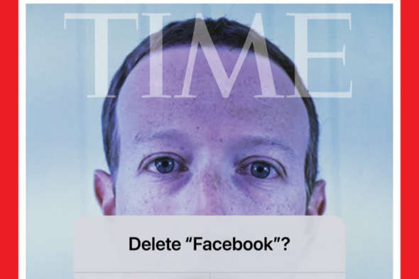 Журнал Time висміяв Цукерберга через масовий збій Facebook (фото)