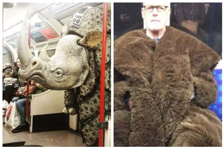 Курьезные фото самых необычных пассажиров метро, которые вызывают много вопросов