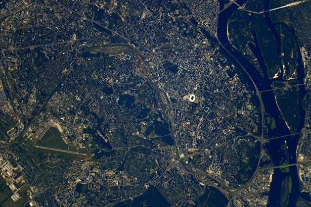 Астронавт NASA показав фото Києва із космосу
