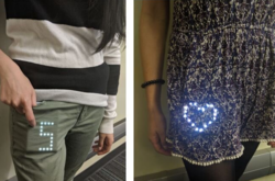  Представлена технология, которая превращает любую одежду в дисплей 