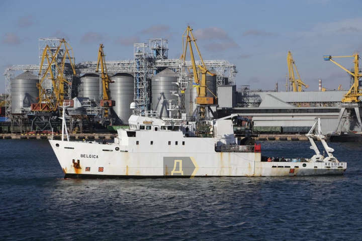 В Одесу прибуло науково-дослідницьке судно, яке подарувала Бельгія (фото)