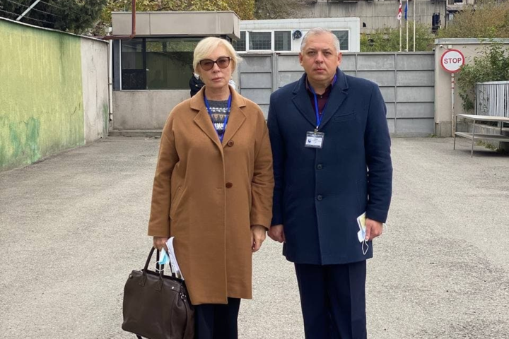 Денисова приехала в тюрьму к Саакашвили