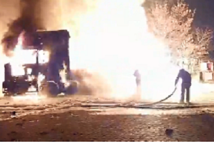 На Харківщині стався вибух на автозаправці (відео)