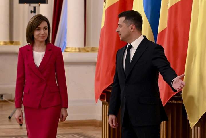 Зеленський дав важливу обіцянку президентці Молдови