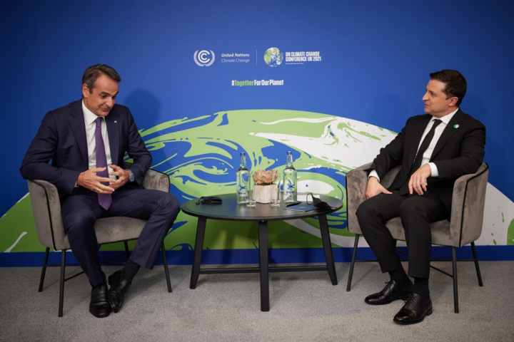 Зеленский обсудил двустороннее сотрудничество с премьер-министром Греции 