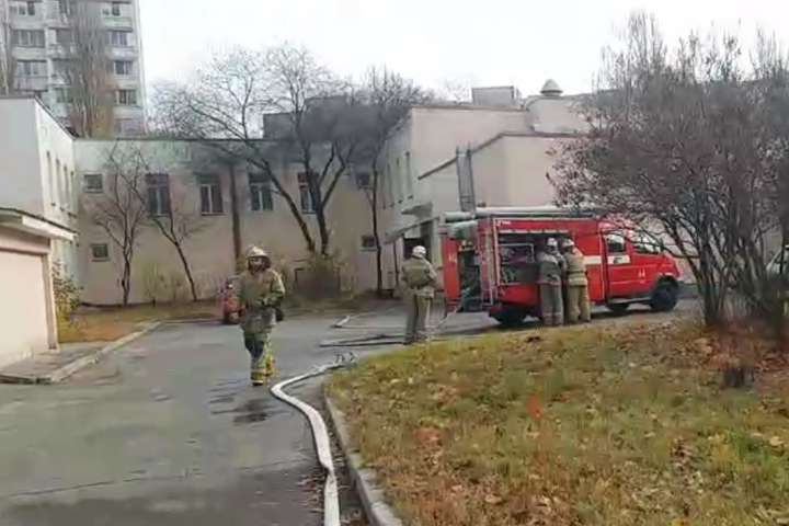 У столичному дитсадку сталася пожежа (відео)