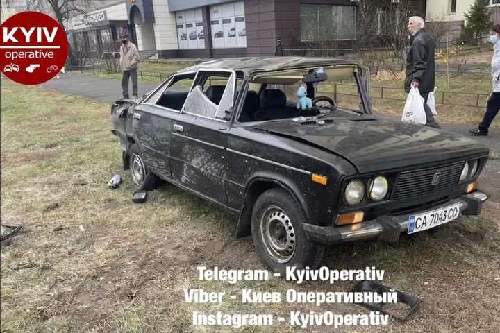 У Києві водій під наркотою тікав від поліції та влаштував три ДТП (відео)