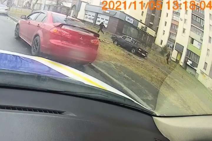 З’явилося відео переслідування поліцейськими водія «під кайфом» 