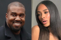 Рэпер Канье Уэст и модель Винетрия