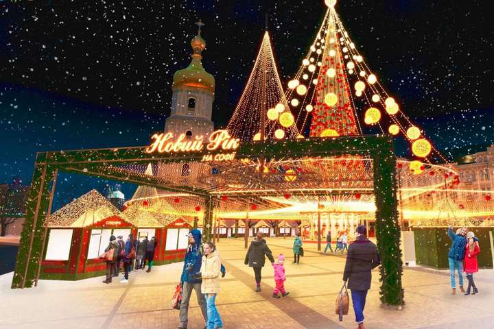 Купол з ілюмінацією та різдвяні мелодії: стали відомі деталі цьогорічної ялинки в Києві