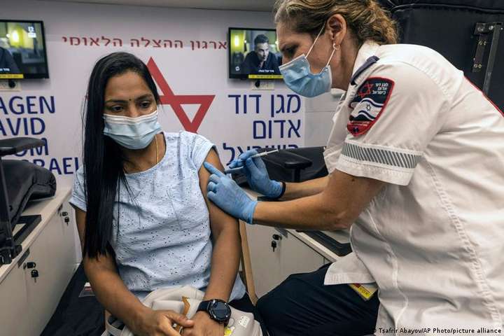 Вакцинація від коронавірусу: «Бустерна доза врятувала Ізраїль»