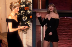 Известная певица повторила знаменитое «платье мести» принцессы Дианы (фото)